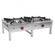 Taboret gastronomiczny gazowy 2-palnikowy | EGAZ TG-212.I TG-212.I