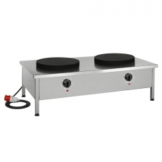 Taboret gastronomiczny elektryczny 2-płytowy | EGAZ KE-2<br />model: KE-2<br />producent: Egaz