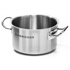 Garnek ze stali nierdzewnej niski poj. 32 l <br />model: FG02540<br />producent: Forgast