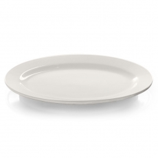 Pólmisek owalny porcelanowy Modermo Prima śr. 35 cm<br />model: MP018<br />producent: Modermo