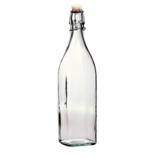 Butelka Swing z zamknięciem 1 l<br />model: 3.14720<br />producent: Bormioli Rocco