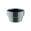 Mini naczynie FLOWER POT z melaminy czarne 84472