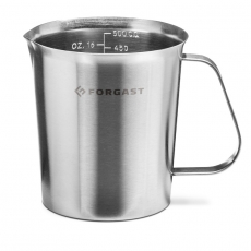 Dzbanek miarka ze stali nierdzewnej poj. 0,5 l<br />model: FG11025<br />producent: Forgast