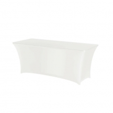 Pokrowiec na stół prostokątny SYMPOSIUM biały<br />model: 814420<br />producent: Hendi