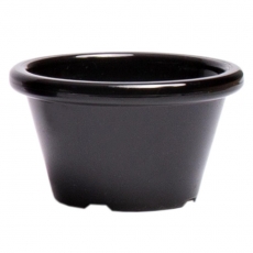 Naczynie do dipów Ramekin czarne - 6 cm<br />model: V-6021<br />producent: Verlo