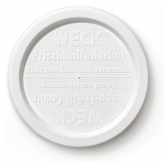 Pokrywka z polipropylenu<br />model: WE-K100<br />producent: Weck