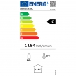 Witryna ekspozycyjna chłodnicza 86 l ProfiChef PC15258 (etykieta energochłonności)