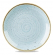 Talerz porcelanowy płytki Duck Egg Blue śr. 28,8 cm - SDESEV111