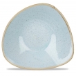 Miska porcelanowa trójkątna Duck Egg Blue śr. 23.5 cm - SDESTRB91