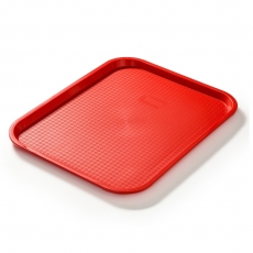 Taca fast food czerwona wym. 45x35 cm<br />model: FG12531<br />producent: Forgast