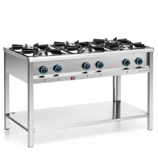 Kuchnia gastronomiczna gazowa 6-palnikowa FORGAST<br />model: FG09456<br />producent: Forgast