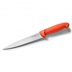 Nóż kuchenny HACCP czerwony dł. 18 cm<br />model: FG01841<br />producent: Forgast