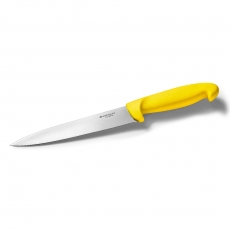 Nóż kuchenny HACCP żółty dł. 18 cm<br />model: FG01845<br />producent: Forgast