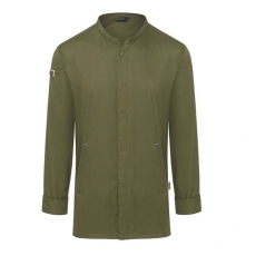 Bluza kucharska Green-Generation zielony mech<br />model: JM 35-79<br />producent: Karlowsky