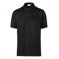 Koszula kucharska Basic z krótkim rękawem czarna<br />model: BJM 3-1<br />producent: Karlowsky