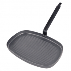 Patelnia grillowa prostokątna CARBONE PLUS<br />model: D-5540-38<br />producent: de Buyer