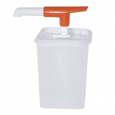 Dyspenser do sosów z pompką poj.5 l<br />model: 1320/530<br />producent: Contacto