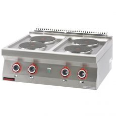 Kuchnia gastronomiczna elektryczna 4-płytowa | KROMET 700.KE-4<br />model: 700.KE-4<br />producent: Kromet