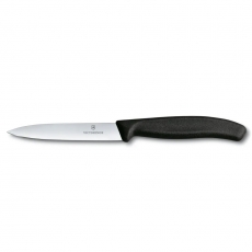 Nóż do jarzyn Swiss Classic czarny dł. ostrza 10 cm<br />model: 6.7703<br />producent: Victorinox