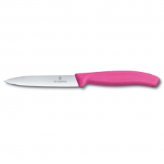 Nóż do jarzyn Swiss Classic różowy dł. ostrza 10 cm<br />model: 6.7706.L115<br />producent: Victorinox