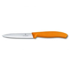 Nóż do jarzyn Swiss Classic pomarańczowy dł. ostrza 10 cm<br />model: 6.7706.L119<br />producent: Victorinox