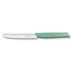 Nóż stołowy Swiss Modern miętowozielony<br />model: 6.9006.11W41<br />producent: Victorinox