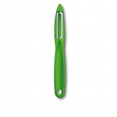 Obieraczka uniwersalna z ząbkowanym ostrzem, zielona<br />model: 7.6075.4<br />producent: Victorinox