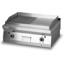 Płyta grillowa gładko-ryflowana elektryczna<br />model: L700.GPE800RG<br />producent: Lozamet