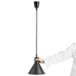 Lampa grzewcza do potraw czarna - typ B - FG03344