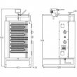 Gyros (kebab) elektryczny E-2